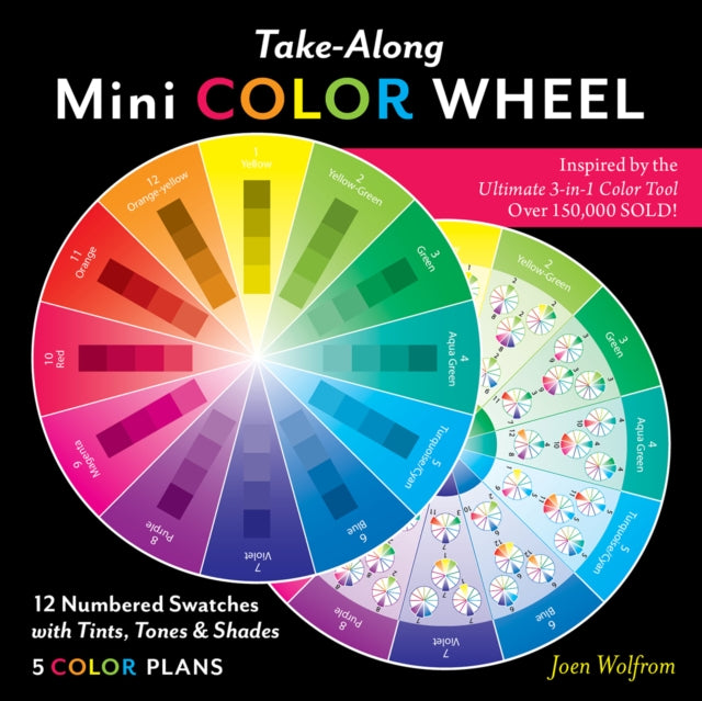 Joen Wolfrom - Take-Along Mini Color Wheel : 12 Numbered Swatches with