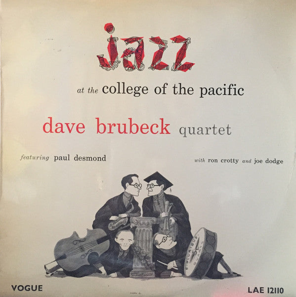 Dave Brubeck Quartet - Jazz At The College Of The Pacific - Used Viny