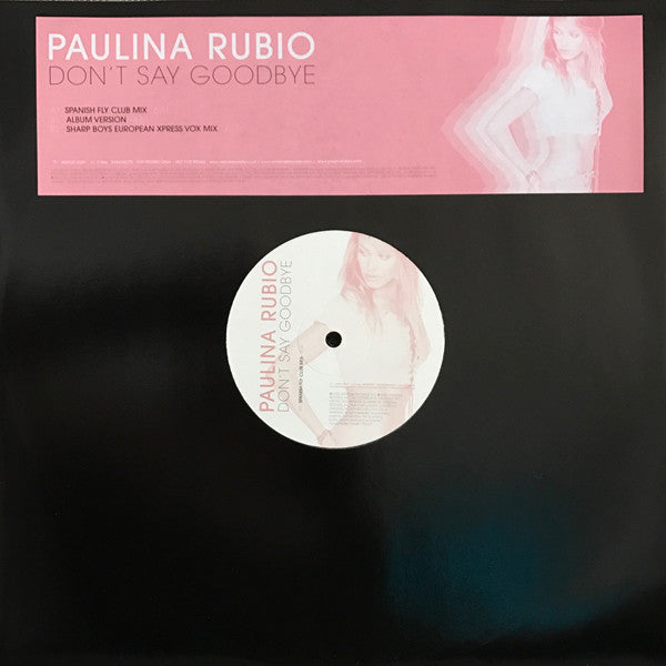 Paulina Rubio - Don't Say Goodbye - Used Vinyl Record 12"