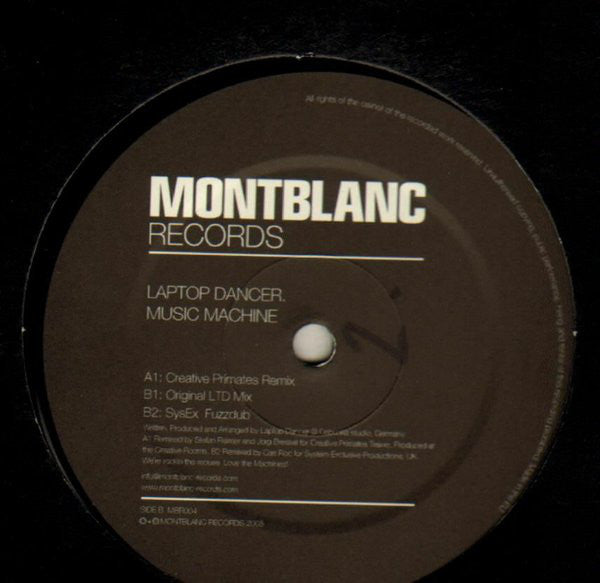 Laptop Dancer - Music Machine - Used Vinyl Record 12"