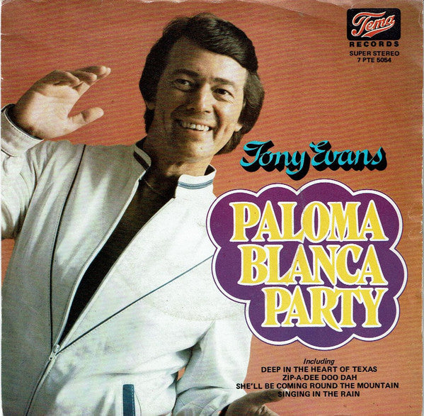 Tony Evans And His O - Paloma Blanca Party - Used Vinyl Record 7"
