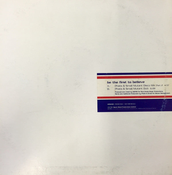 A1 - Be The First To Believe - Used Vinyl Record 12"