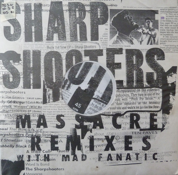 Sharpshooters - Massacre (Remixes) - Used Vinyl Record 12"