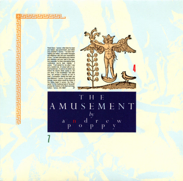 Andrew Poppy - Amusement - Used Vinyl Record 7"