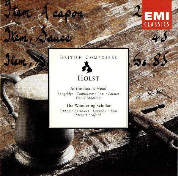Gustav Holst - At The Boar's Head • The Wandering Scholar - Used CD