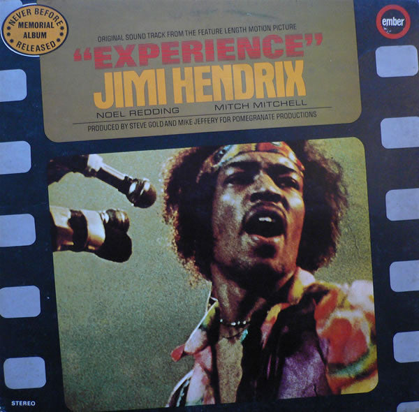 Jimi Hendrix - Original Sound Track 'Experience' - Used Vinyl Record