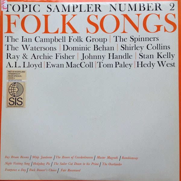 Various - Folk Songs - Used Vinyl Record