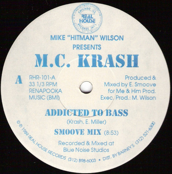 Mike "Hitman" Wilson - Addicted To Bass / Like This - Used Vinyl Reco