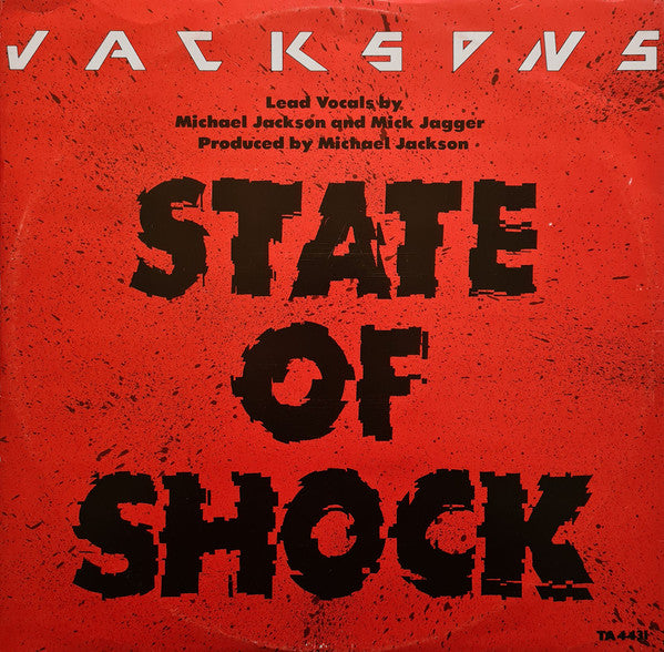 Jacksons - State Of Shock - Used Vinyl Record 12"