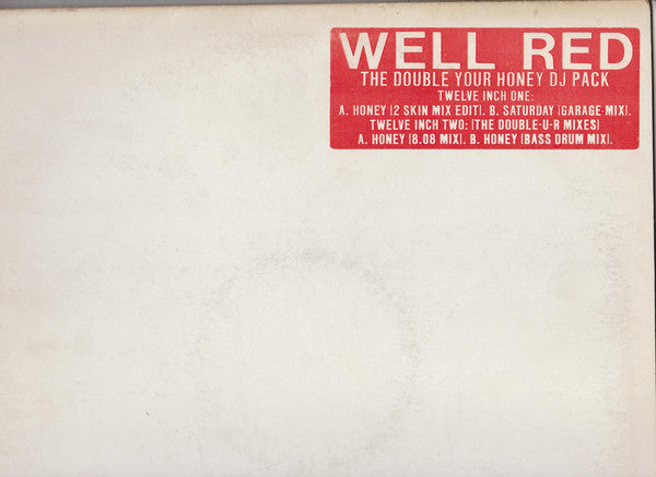 Well Red - Double Your Honey DJ Pack - Used Vinyl Record 12"