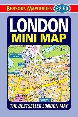 Bensons Mapguides - London Mini Map - New Sheet map