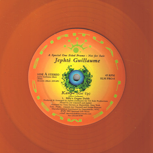 Jephte Guillaume - Kanpe (Get Up) - Used Vinyl Record 12"