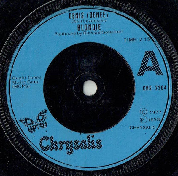Blondie - Denis (Denee) - Used Vinyl Record 7"