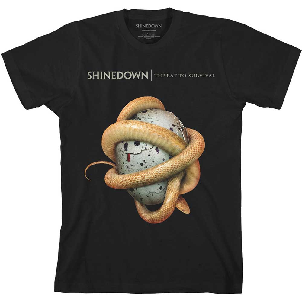 Shinedown - tshirt - Unisex - Short Sleeves - Small