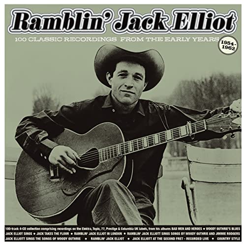 RAMBLIN JACK ELLIOT - 100 Classic Recordings 1954-62 - CD