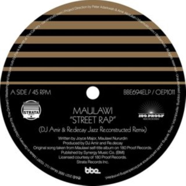 MAULAWI FITO FOSTER - STREET RAP (DJ AMIR & RE.DECAY - Vinyl Record 1