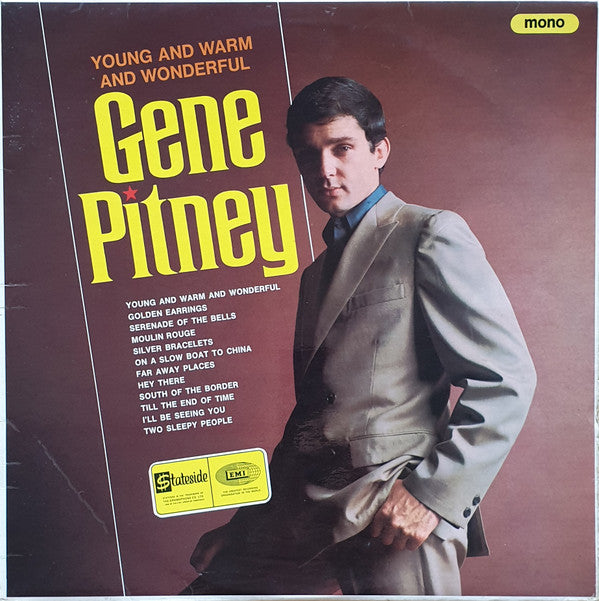 Gene Pitney - Young And Warm And Wonderful - Used Vinyl Record