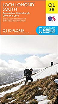 Ordnance Survey - Loch Lomond South, Dumbarton & Helensburgh, Drymen &