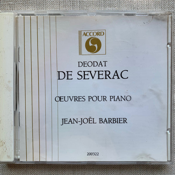 Deodat De Severac - Œuvre Pour Piano - Used CD