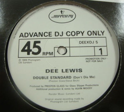Dee Lewis - Double Standard (Don't Dis Me) - Used Vinyl Recor