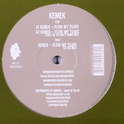 Kemek The Dope Compu - Flow My Tears - Used Vinyl Record 12"
