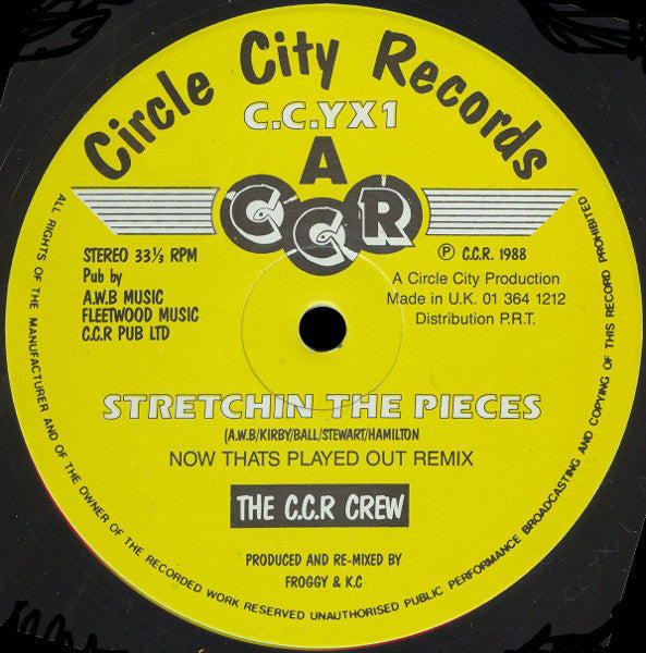 C.C.R. Crew - Stretchin' The Pieces - Used Vinyl Record 12"