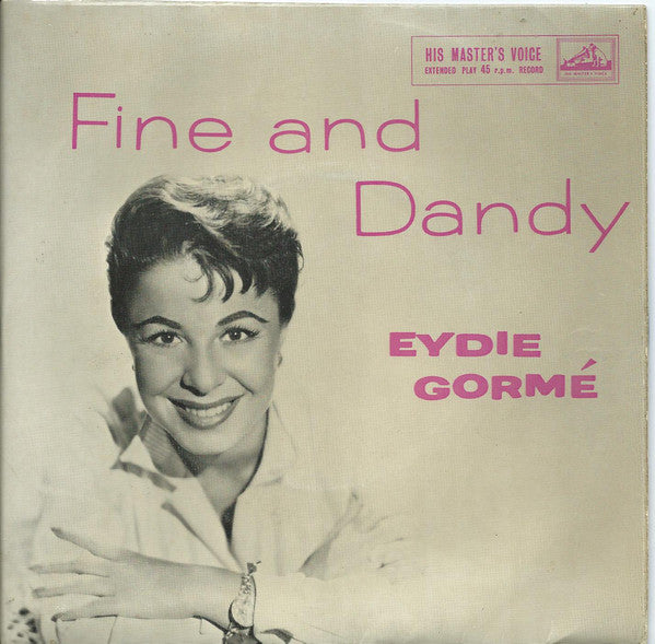 Eydie Gorme - Fine And Dandy - Used Vinyl Record 7"
