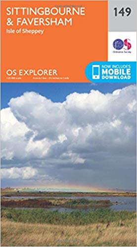 Ordnance Survey - Sittingbourne and Faversham : 149 - New Sheet map