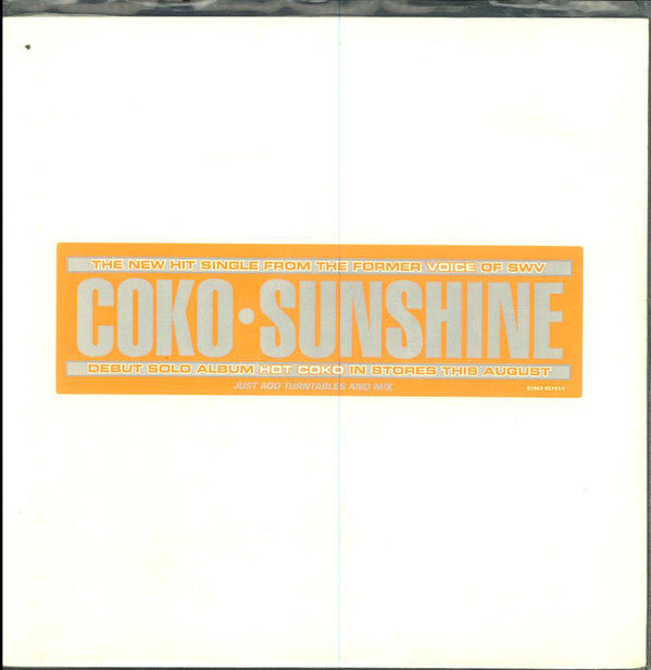 Coko - Sunshine - Used Vinyl Record 12"