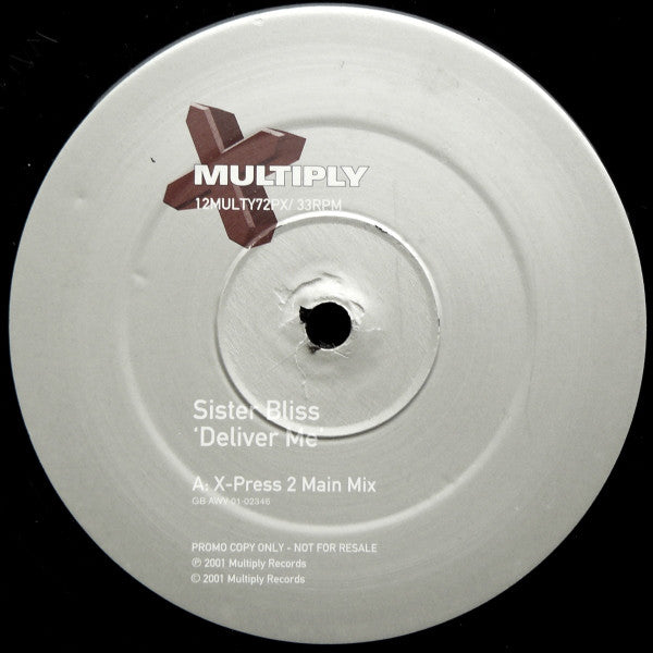 Sister Bliss - Deliver Me - Used Vinyl Record 12"