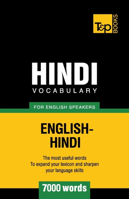 aranov - Hindi vocabulary for English speakers - 7000 words - New pape