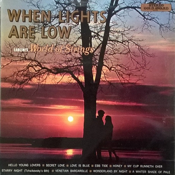 Carlini's World Of S - When Lights Are Low - Used Vinyl Record