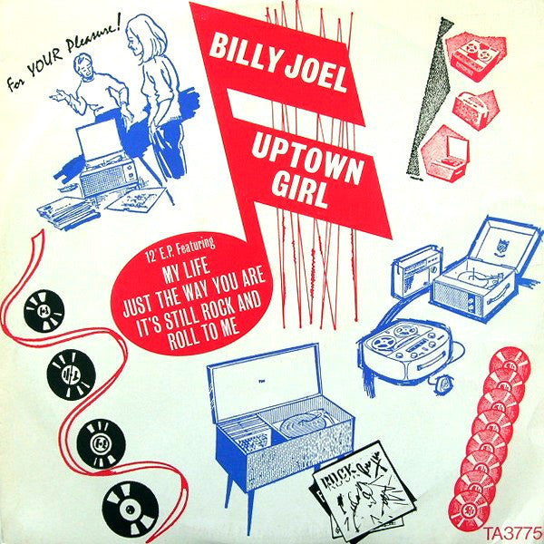 Billy Joel - Uptown Girl - Used Vinyl Record 12"