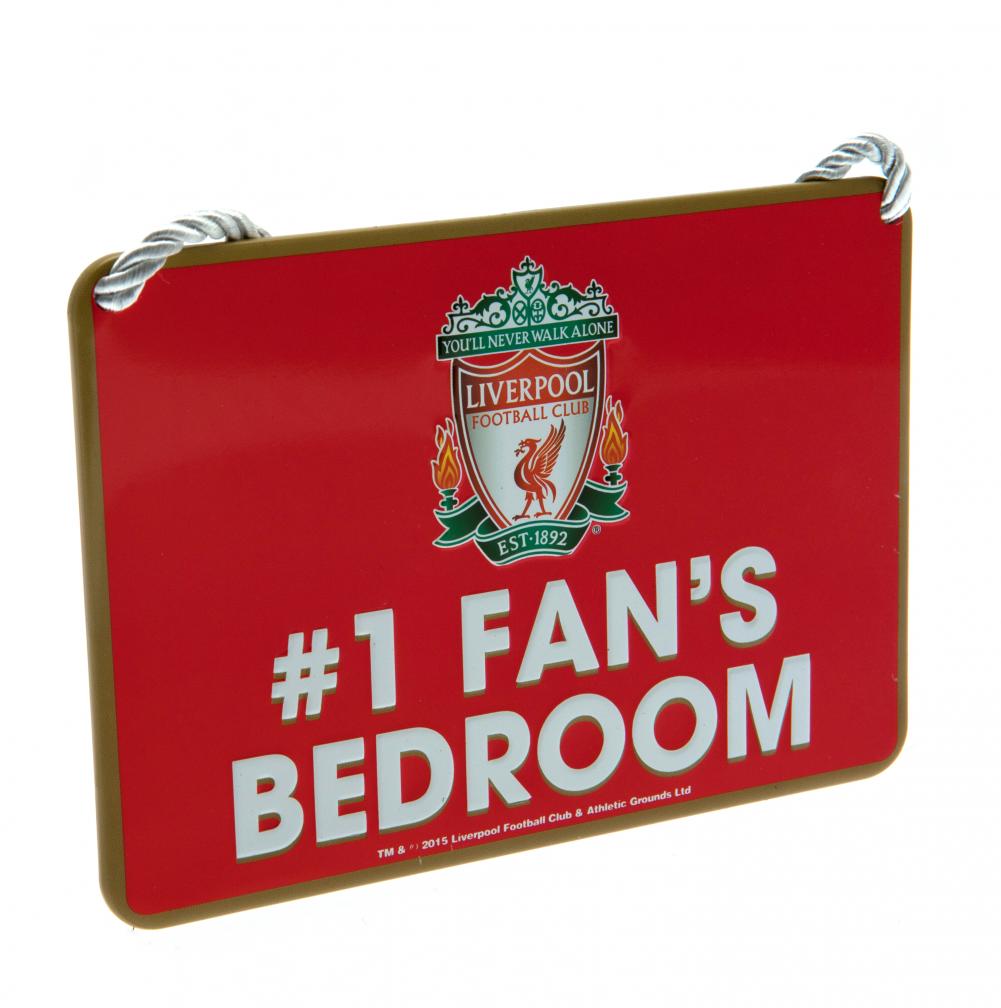 Liverpool FC - Bedroom Sign No1 Fan - New Metal Signs