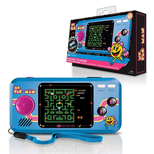 MY ARCADE - POCKET PLAYER MS. PAC-MAN PORTABLE GAMING SYSTEM (3 GAMES