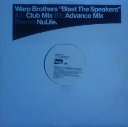 Warp Brothers - Blast The Speakers - Used Vinyl Record 12"