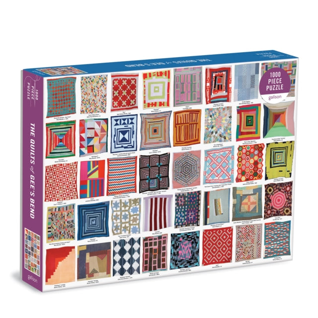 Galison - Quilts of Gee's Bend 1000 Piece Puzzle - New Jigsaw Puzz