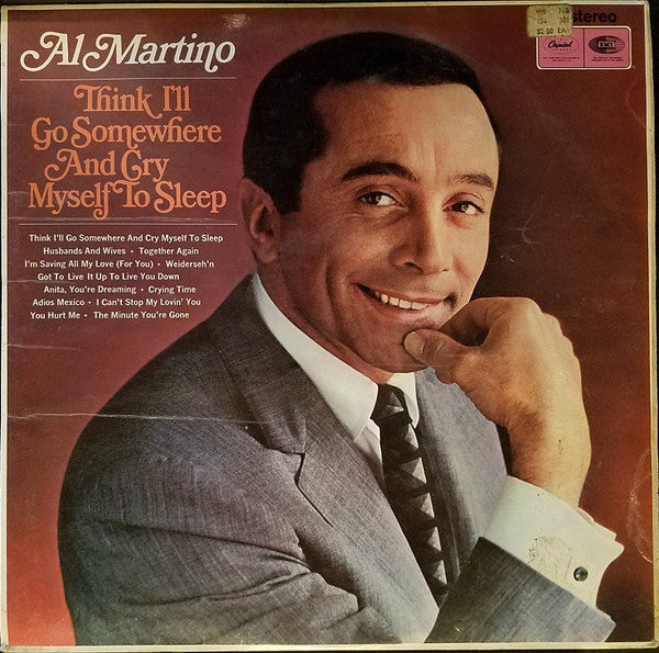 Al Martino - Think I'll Go Somewhere And Cry Myself To Sleep - Used Vin