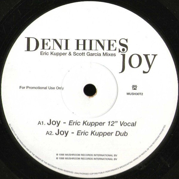 Deni Hines - Joy - Used Vinyl Record 12"
