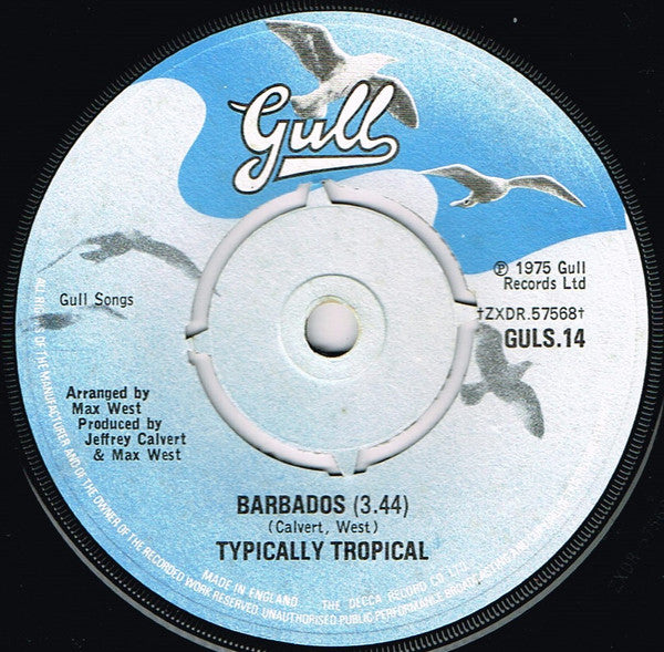 Typically Tropical - Barbados - Used Vinyl Record 7"