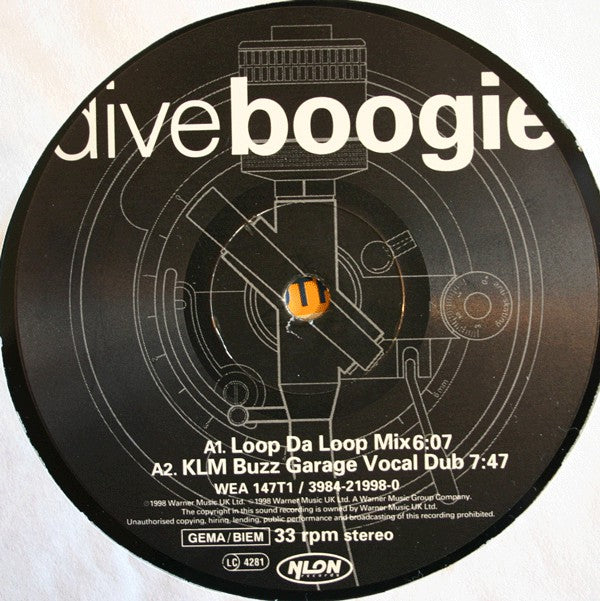 Dive - Boogie - Used Vinyl Record 12"