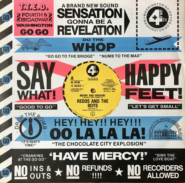 Redds And The Boys - Movin' & Groovin' - Used Vinyl Record 12"