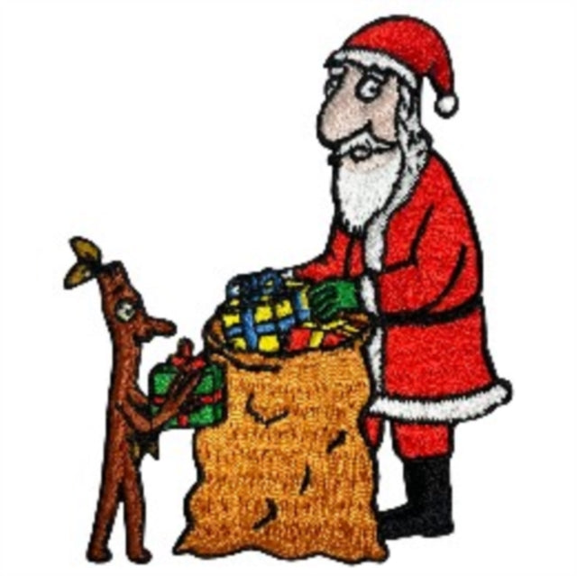 Stick Man & Santa Sew On Patch - General merchandize