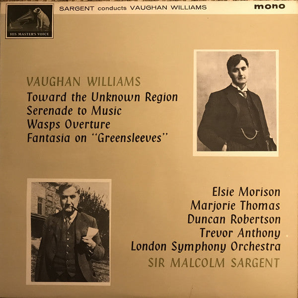 Sir Malcolm Sargent - Conducts Vaughan Williams - Used Vinyl Record