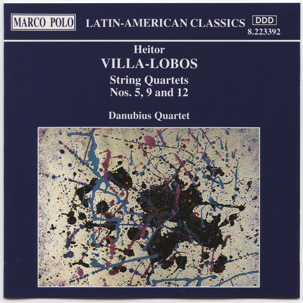 Heitor Villa-Lobos - String Quartets Nos. 5, 9 And 12 - Used CD