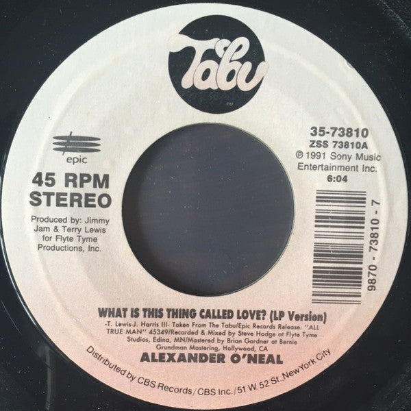 Alexander O'Neal - What Is This Thing Called Love? - Used Vinyl Recor