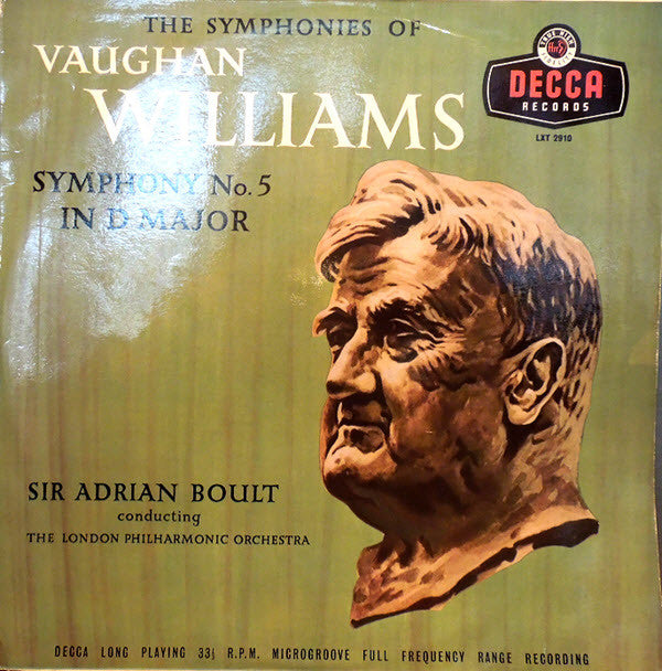 Ralph Vaughan Willia - Symphony No. 5 In D Major - Used Vinyl Record
