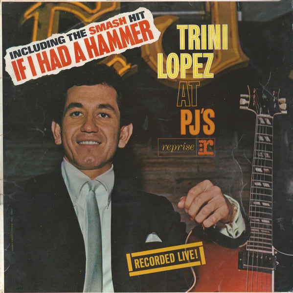 Trini Lopez - At PJ's - Used Vinyl Record