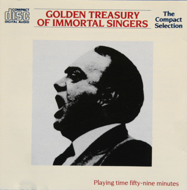 Various - Golden Treasury Of Immortal Singers - Used CD