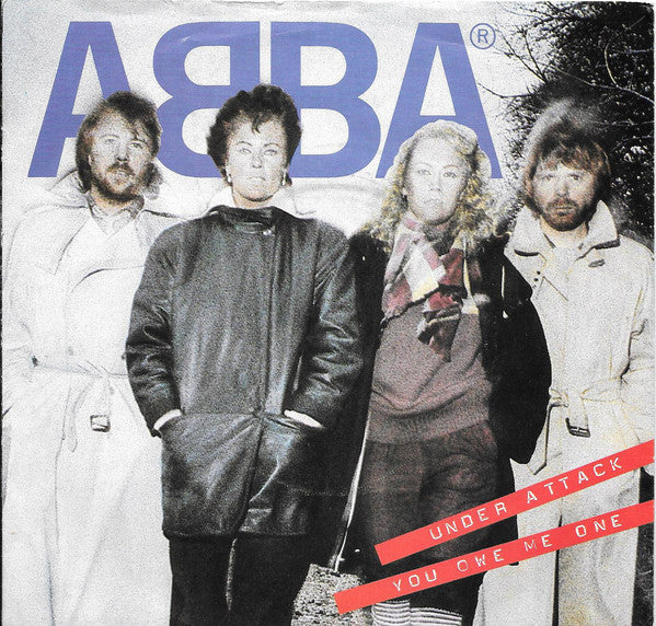 ABBA - Under Attack / You Owe Me One - Used Vinyl Record 7"